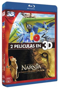 Rio 3D / The Chronicles of Narnia: The Voyage of the Dawn Treader 3D (Blu-Ray)